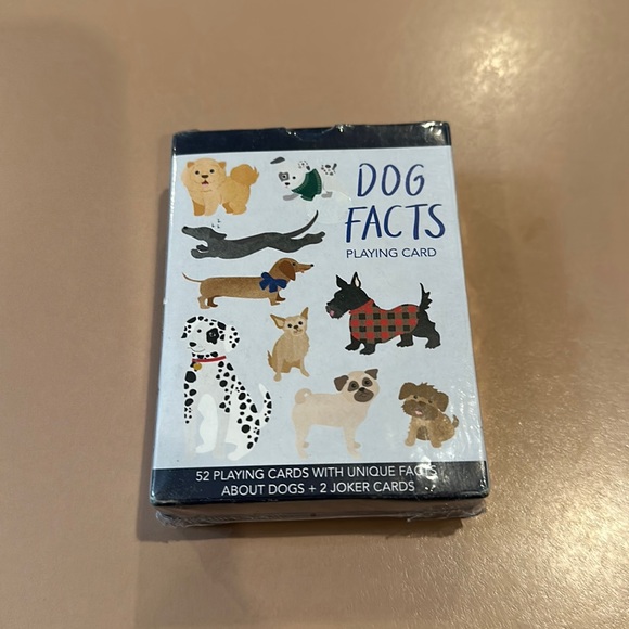 NWT Dog Facts Playing Cards - Picture 1 of 3